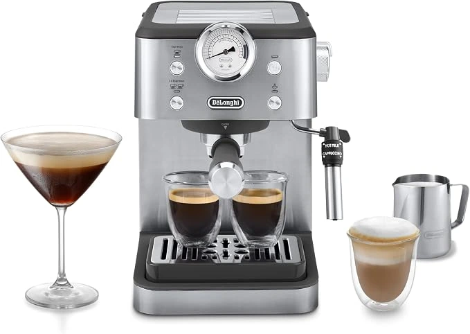 Delonghi Linea Classic Coffee Machine with steam rod