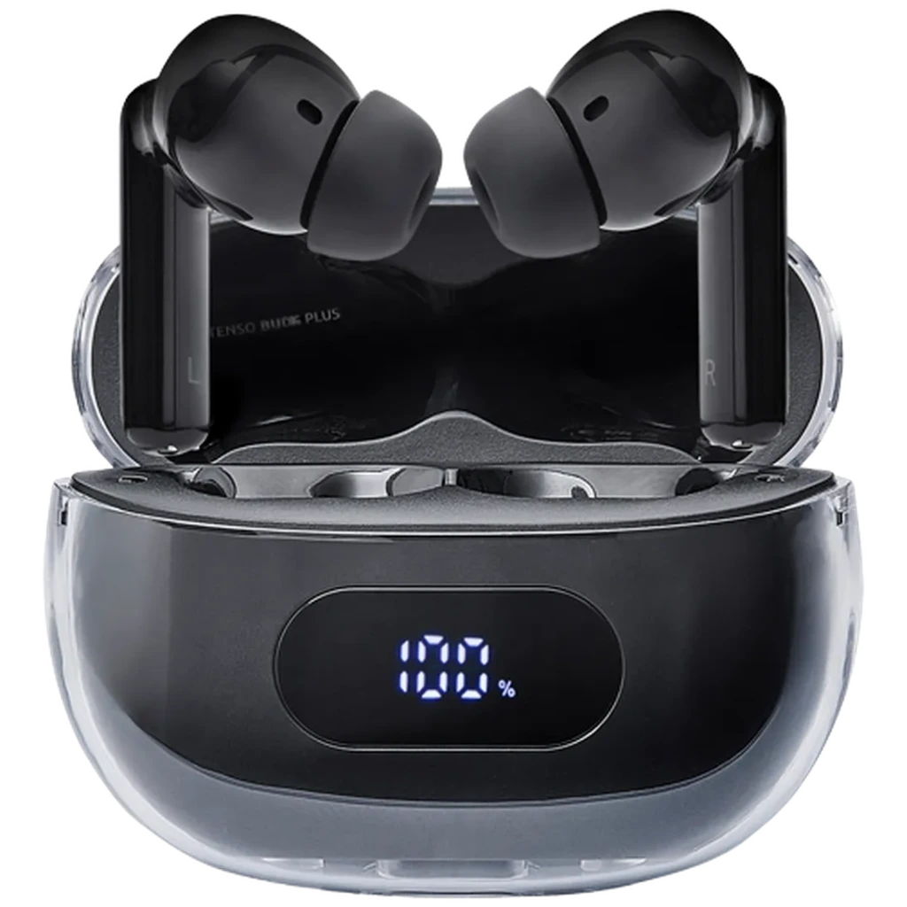 Black - Intenso Buds Plus T310AE true wireless earbuds