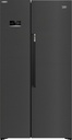 Beko Freestanding American Style Fridge Freezer with NeoFrost™ | Stainless Steel