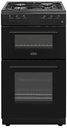 Belling Black 50cm Twin Cavity LPG Gas Cooker