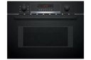 Bosch Black S/Steel Compact Microwave Oven Combi