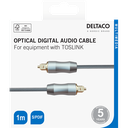 DeltaCo 1 Metre Toslink Optical Cable
