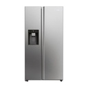 Haier S/Steel American Style Fridge Freezer Plumbed Ice & water