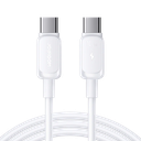 JoyRoom 60w USB Type C - C Fast Charging Data Cable | 1.2Mt White
