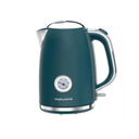 Morphy Richards Boutique Matt Steel Jug Kettle | Teal Green