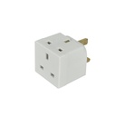 Powermaster 13A 2-Way Multiplug Adaptor