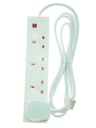 Powermaster 4 Gang 2 Mt 13A Extension Lead
