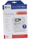 Qualtex 4Home Numatic Henry Microfibre Vacuum Bags