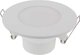 Evolec 6w IP44 CCT downlighter