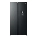 Hoover American side by Side Fridge Freezer Non Plumbed | Black