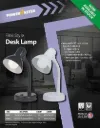 Powermaster Desk Lamp Black S6301